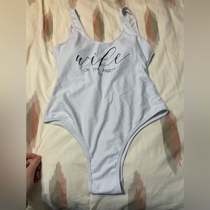 Wife one piece swim